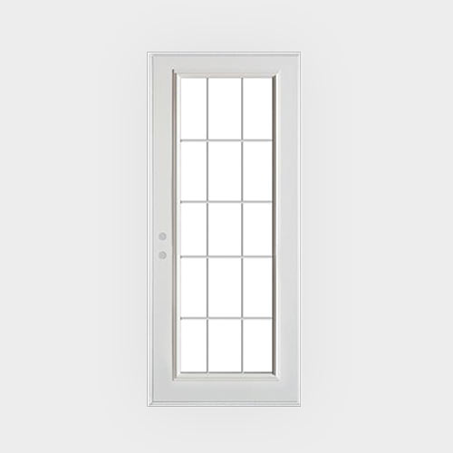 Vinyl Door W/ 15-Lite - Marten Portable Buildings